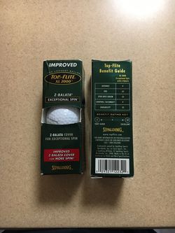 Golf balls $2 per box of 3 OR All For $5