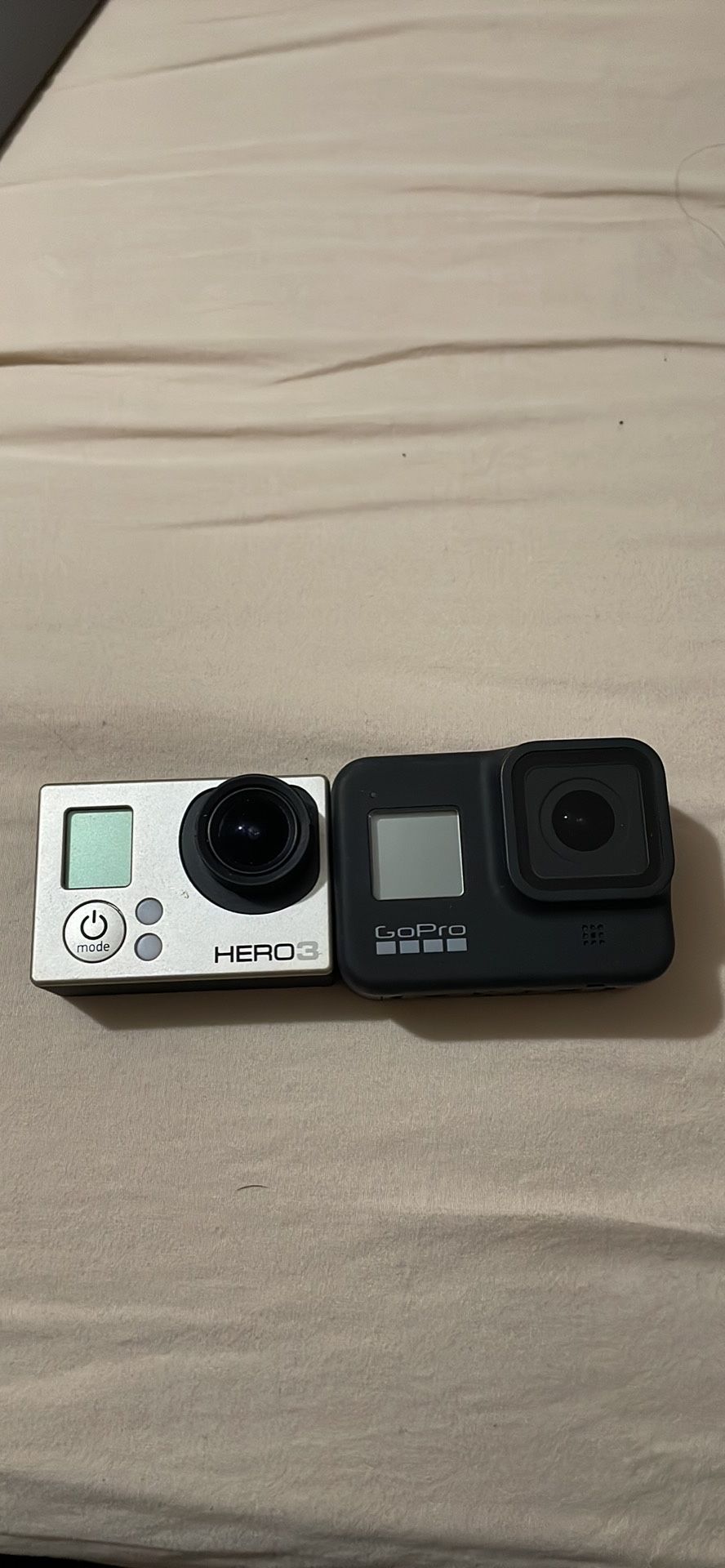 Go Pro Hero 8 And 3 