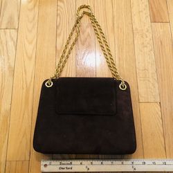 Siso suede handbag vintage Italy