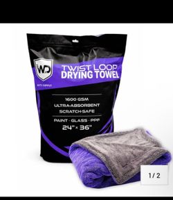 WD Auto Supply Twist Loop Drying Towel