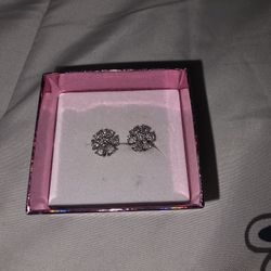 10.5mm Natural Diamond Earrings 