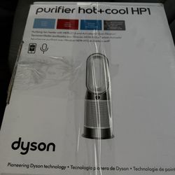 Dyson Purifier Hot+Cool HP07 Air Purifier, Heater, and Fan - White/Silver, Large 