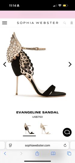 Authentic Sophia Webster Butterfly Heels Sz 42