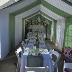Tent Tables Chairs 