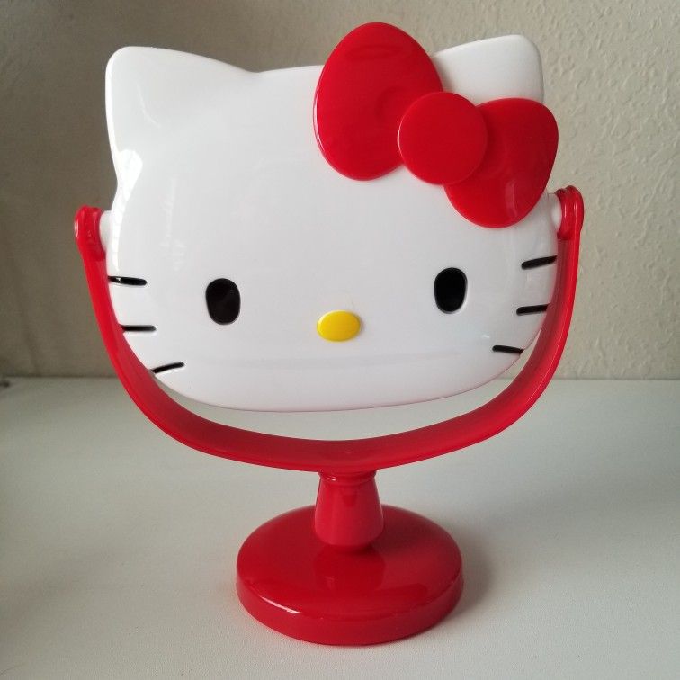 Hello Kitty Character Cute Makeup Mirror Drill Table Mirror Vanity Mirror New