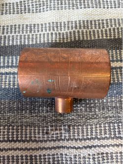 3”x1” Copper Tee Plumbing Fitting