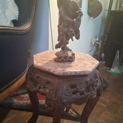 Vintage Chinese.\nMarble top.\nTable
