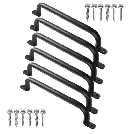 17 Inch Black Metal Playground  Safety Handles