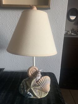HAND PAINTED VINTAGE LAMP