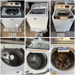 Washer Extra-large Capacity Maytag LG