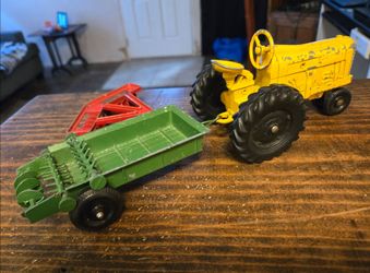 Metal Toy Tractor 1950s, 1960s era