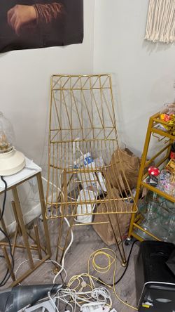 Gold Metallic Decorative Chair
