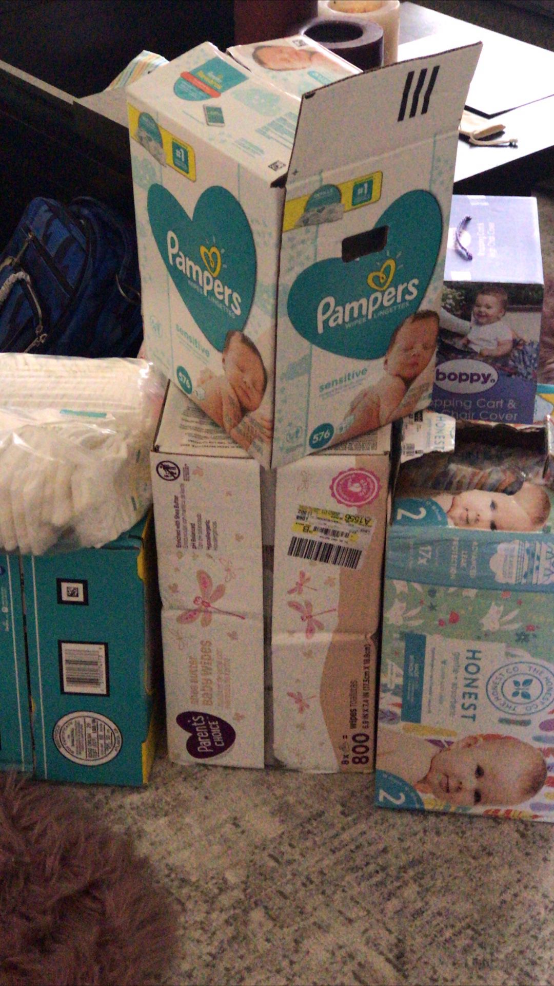 Pampers ,Honest and more Newborn diapers brand New