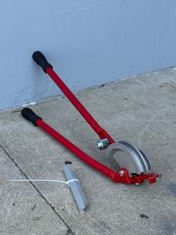 Handheld Pipe Bender, 180 Degree Tube Bending Tool with Non Slip Handle for 15mm 22mm Copper Aluminum Tubes