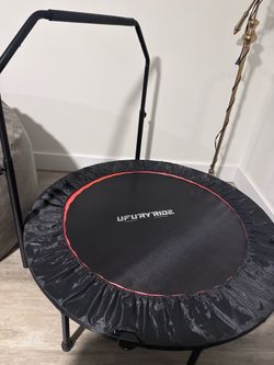 Workout trampoline not used