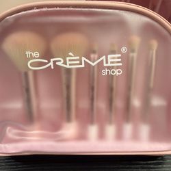 The Crème Shop Makeup Brushes W/ Bag