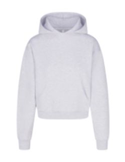 SKIMS COTTON FLEECE CLASSIC HOODIE | LIGHT HEATHER GREY