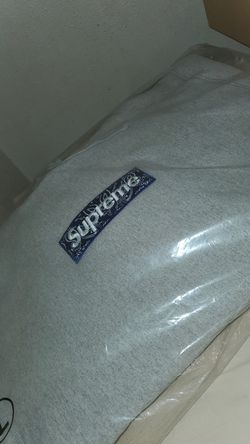 Supreme heather gray bandana box logo 650 firm large