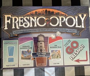 FRESNO OPOLY BOARD GAME