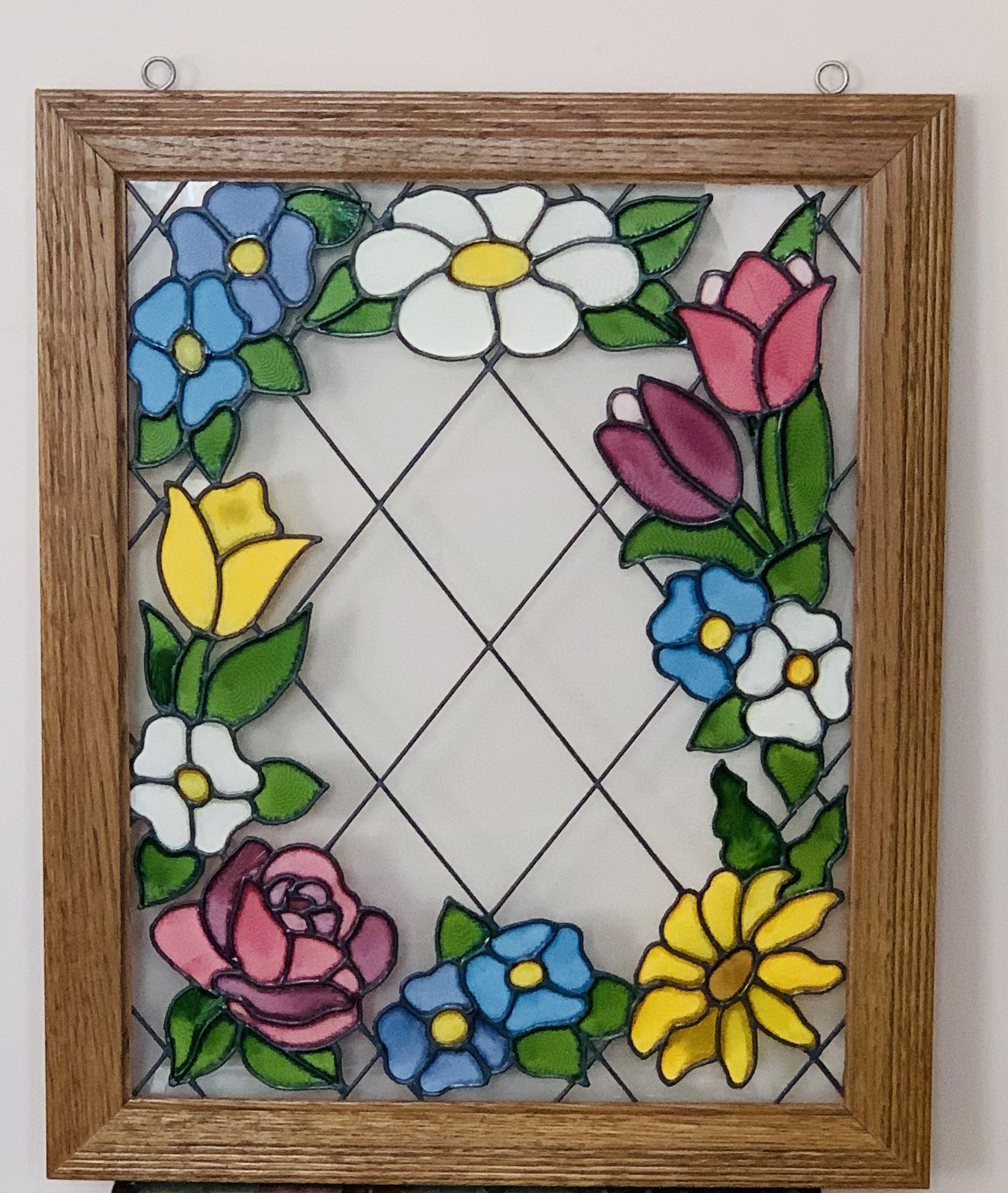 Stained Glass Window Panel
