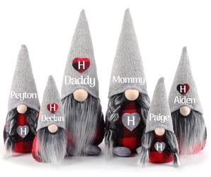 Personalized Christmas gnomes