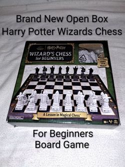 Brand New Open Box Harry Potter Wizards Chess For Beginners Board Game