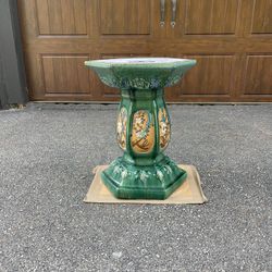 Vintage ceramic garden stool