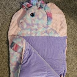 Hug Fun Unicorn Sleeping Bag Sack Animal Slumber