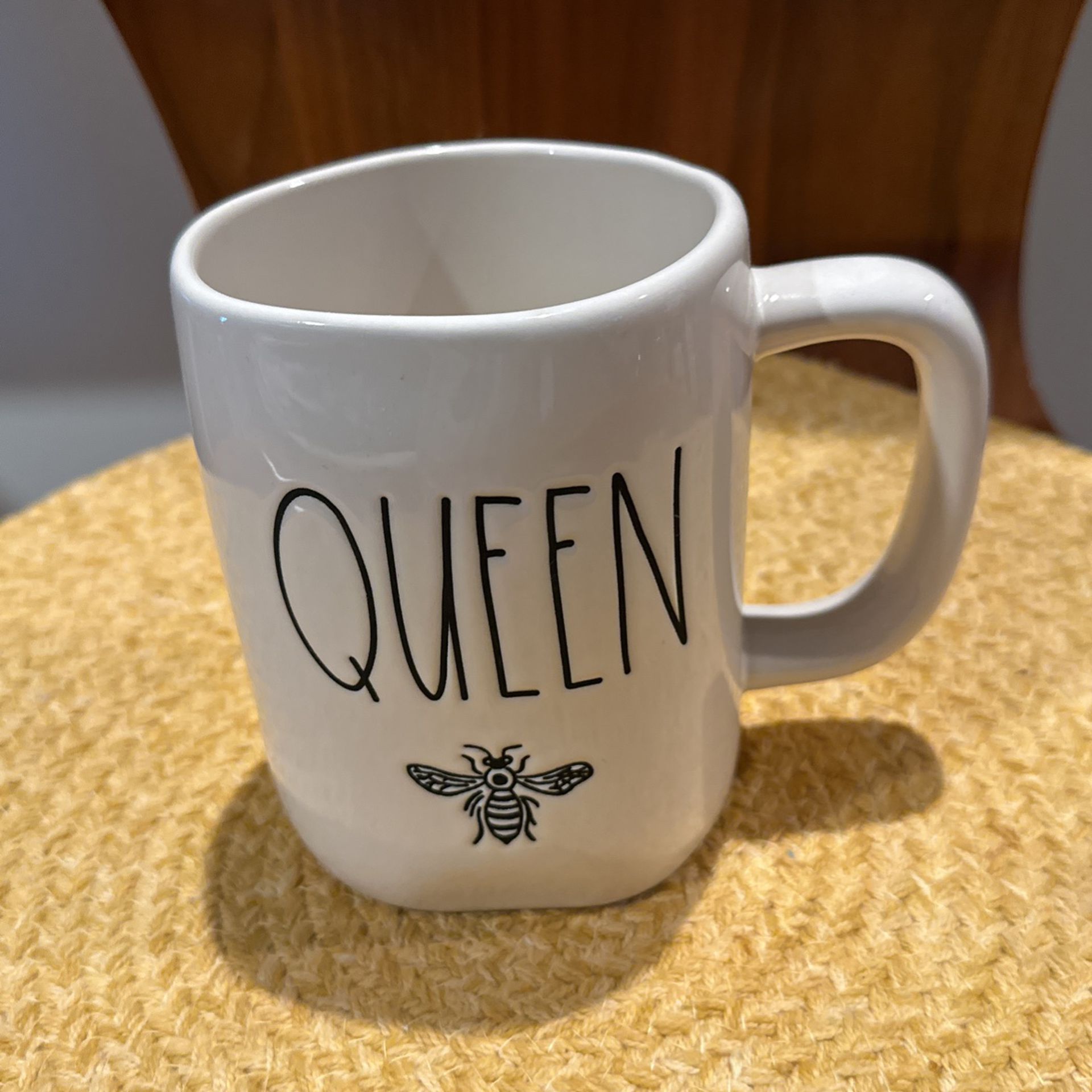New Rae Dunn Queen Bee Ceramic Mug Cup