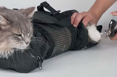 Pet Bathing Bag, Cat Bathing Anti-Scratch And Anti-Bite Bathing Bag, Cat Outing Bag