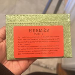 Real Authentic Hermes Wallet
