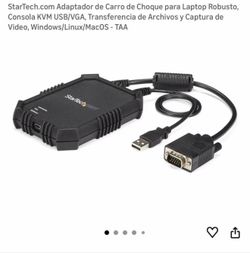 https://offerup.com/redirect/?o=U3RhclRlY2guY29t USB/VGA KVM Adapter Video Capture & File Transfer Portable Black