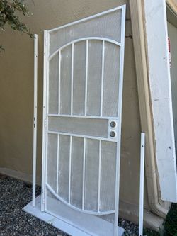 Secured screen door  36/80