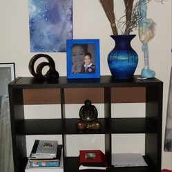 Espresso 9 Square Cube Shelf