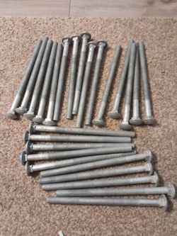 Everbilt 1/2 in. - 13 x 8 in. Galvanized Carriage Bolt (25-Pack)