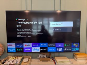 Hisense 65” TV w/ Wall Mount