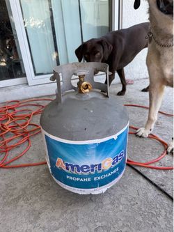 Full propane tank