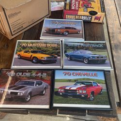 Old School Collector Car Wall Picture Frames