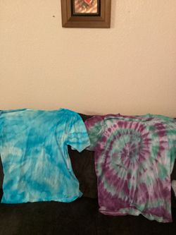 Tie Dye shirts sized X-Large