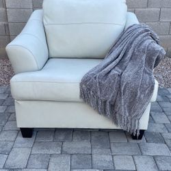 Ashley Genoa Leather Chair