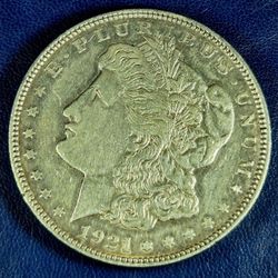 1921 D Morgan Silver Dollar