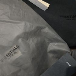 Essentials Black Hoodie