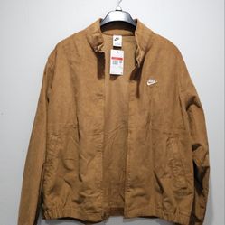 Men's Jacket Large Nike Corduroy Brown 