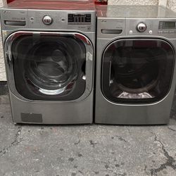 LG Set Gas Dryer And Washer 