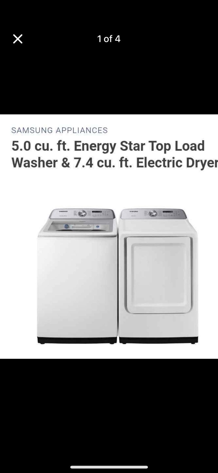 Samsung Washer And Dryer Set