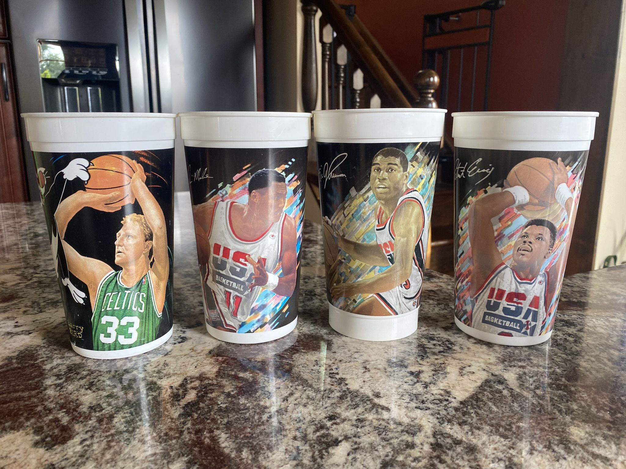 Vintage 90’s Dream Team & All Star collector’s cups