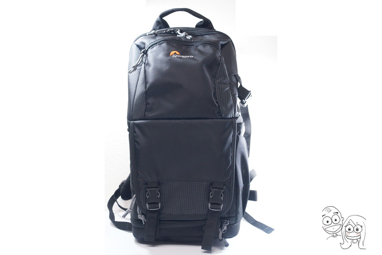 Lowepro Fastpack BP 150 AW II Travel DSLR Laptop Camera Backpack - Black