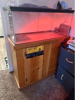 Reptile tank with stand
