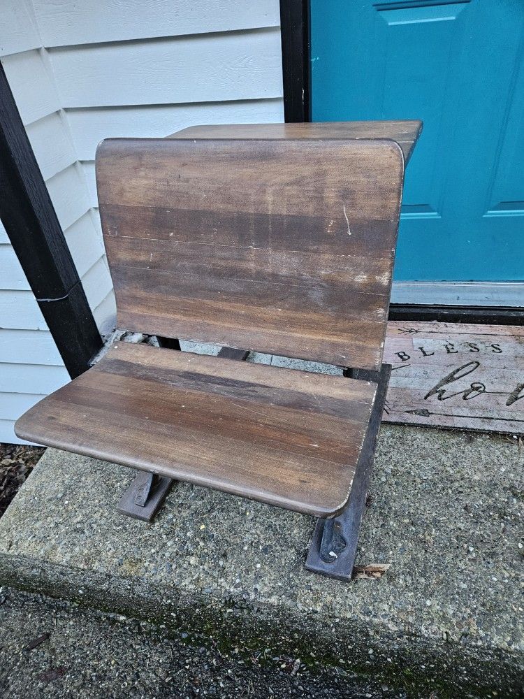 Antique School Desk