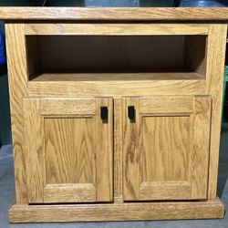 Like New Oak Nightstand End Table